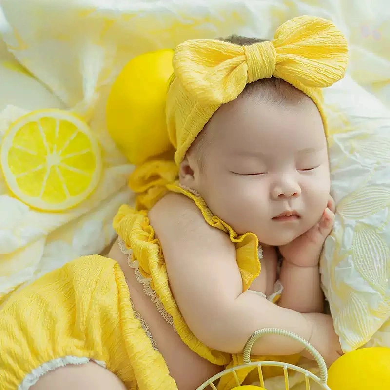 Baby Summer Lemon Theme Set - Fresh Yellow Newborn Photography Props - Image 4